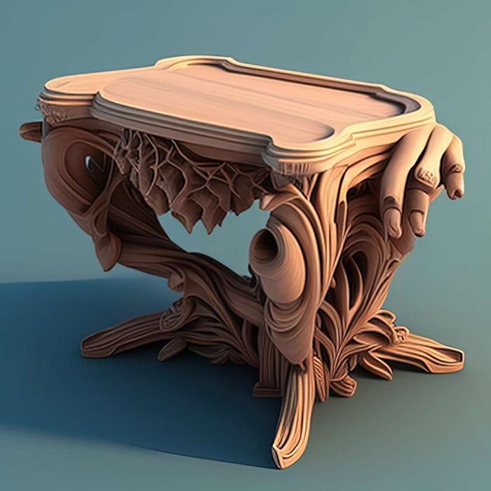 Furniture (3DFRN_596) 3D model for CNC machine